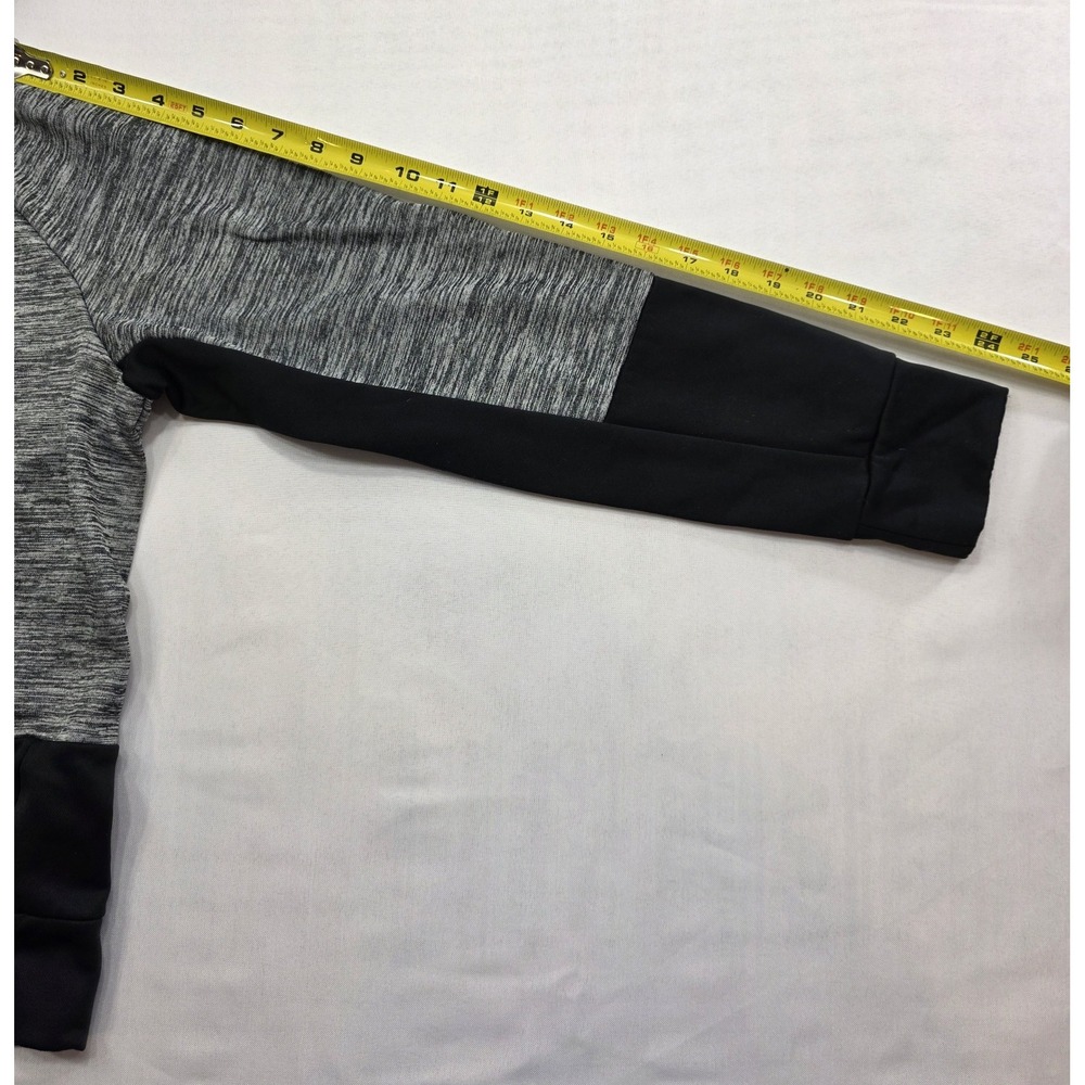 Nike Therma Fit Boy's Gray & Black One Pocket Hooded Pullover Jacket. Size XL - Picture 9 of 9